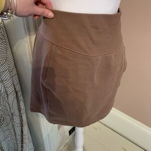lululemon athletica Tan Mini Skirt